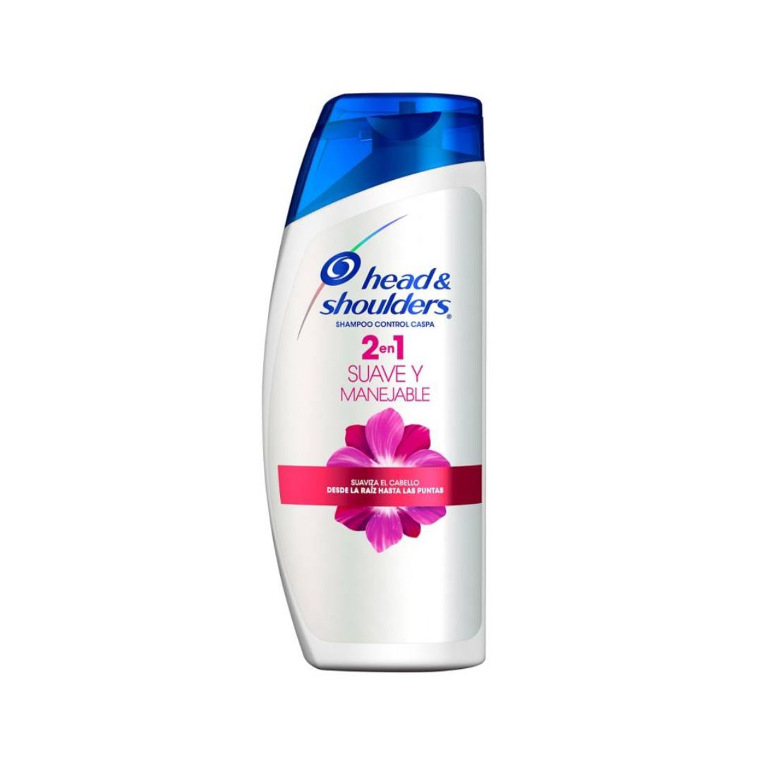 SHAMPO HS 2 EN 1 SUAVE MANEJABLE 650ML