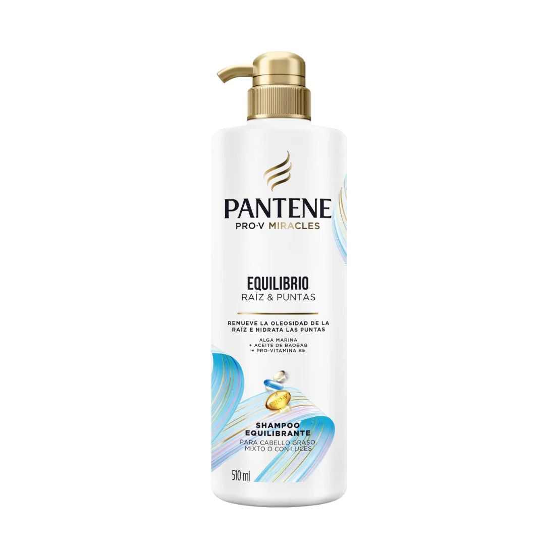 SHAMPOO PANTENE EQUILIBRIO RAIZ Y PUNTAS 510 ML