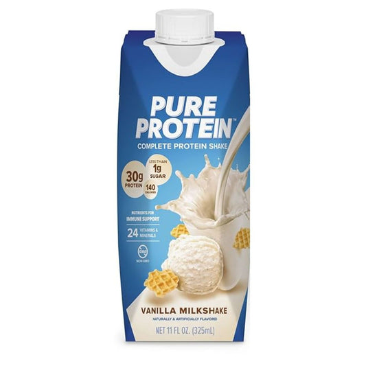 PURE PROTEIN SHAKE VAINILLA MILKSHAKE