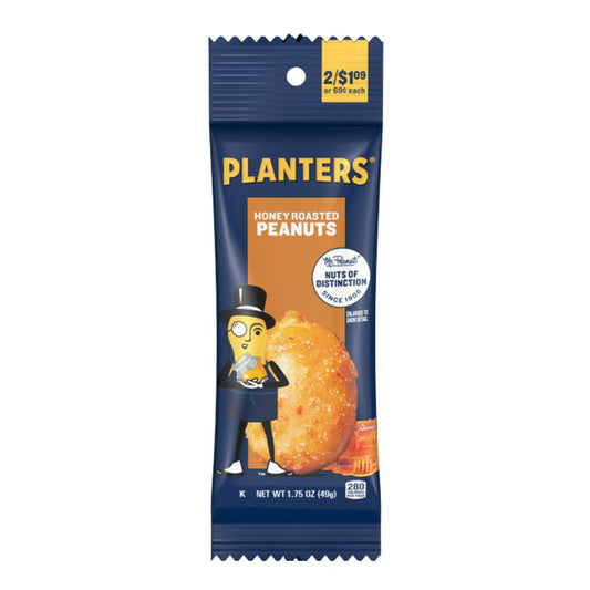 PLANTERS HONEY ROASTED PEANUTS 1.75 OZ