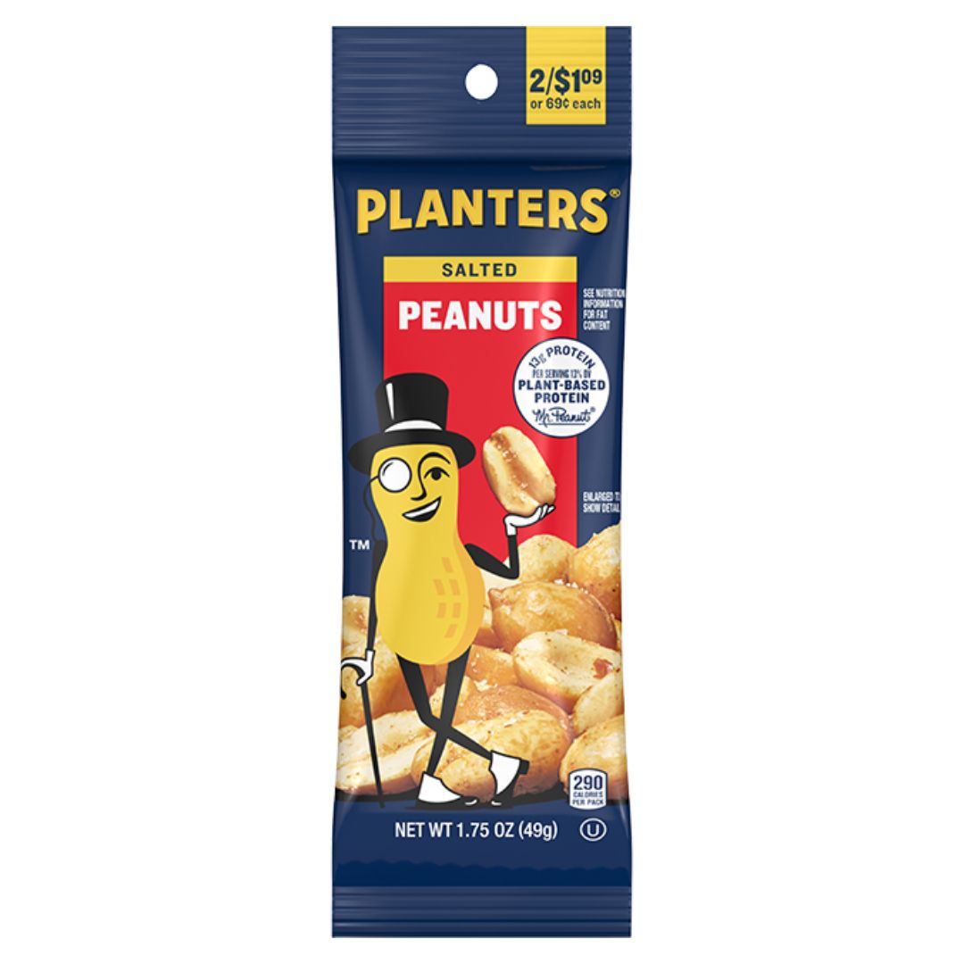 PLANTERS SALTED PEANUTS 1.75 OZ