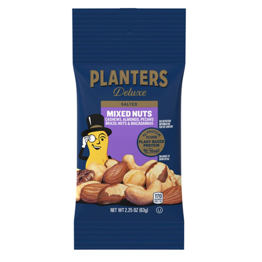 PLANTERS DELUXE MIXED NUTS 2.25 OZ