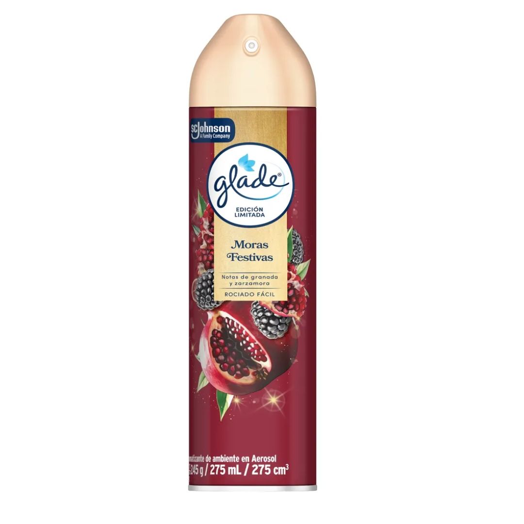 GLADE AEROSOL MORAS FESTIVAS 275ML