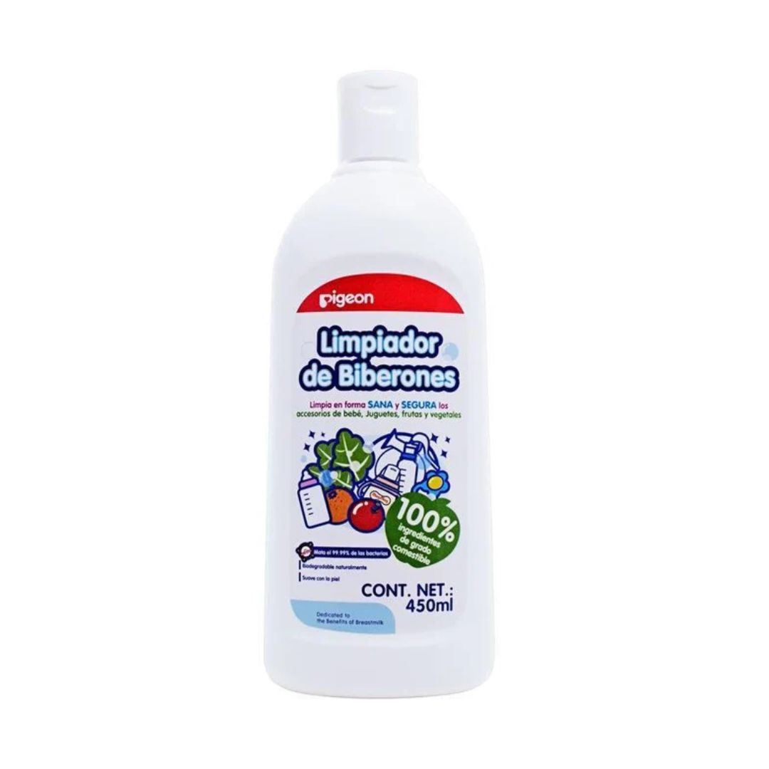 LIMPIADOR DE BIBERONES FRUTAS PIGEON 450ML