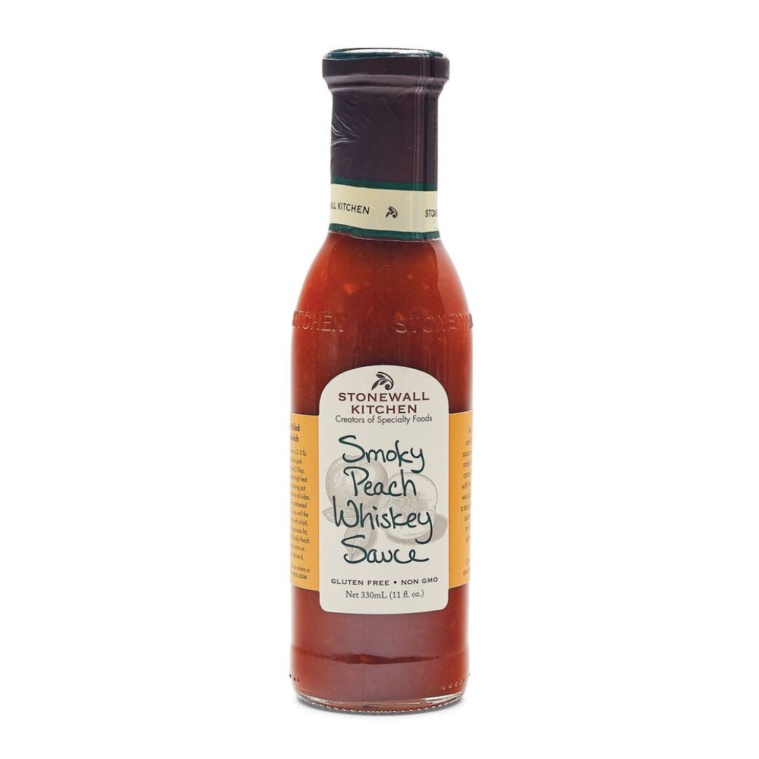 STONEWALL KITCHEN ROASTED PEACH WHISKEY SAUCE 11 OZ