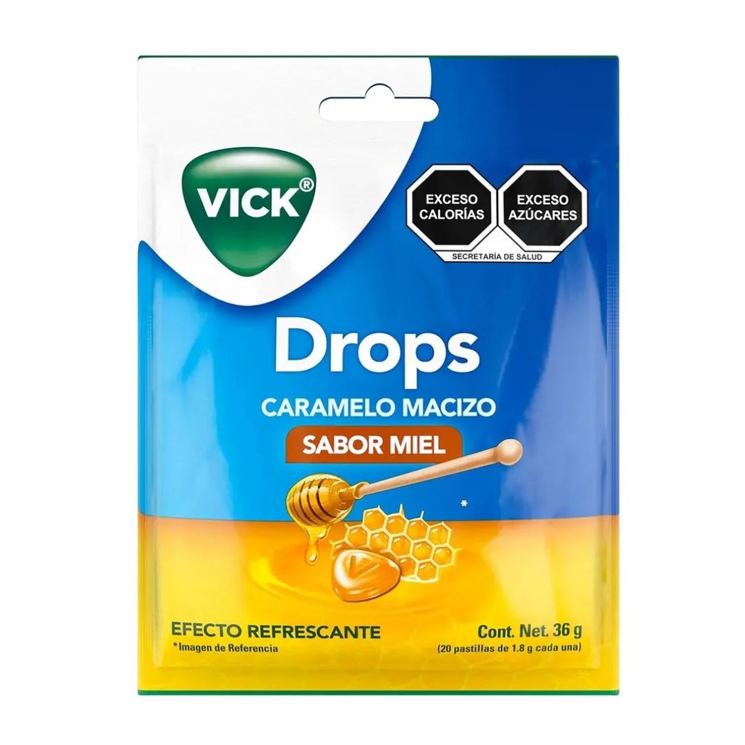 VICK PASTILLAS MIEL 5 SOBRES 20 PASTILLAS