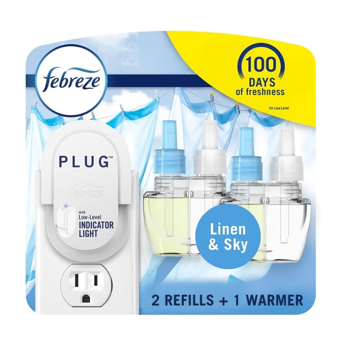 AMBIENTARDOR FEBREZE PLUG LINEN SKY WARMER