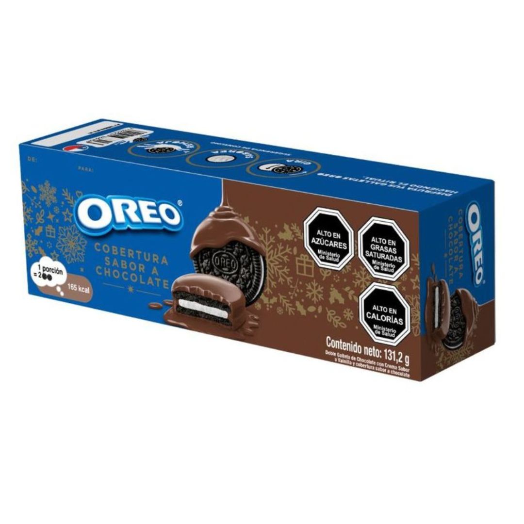 GALLETAS OREO CUBIERTAS DE CHOCOLATE 131.2 GRS