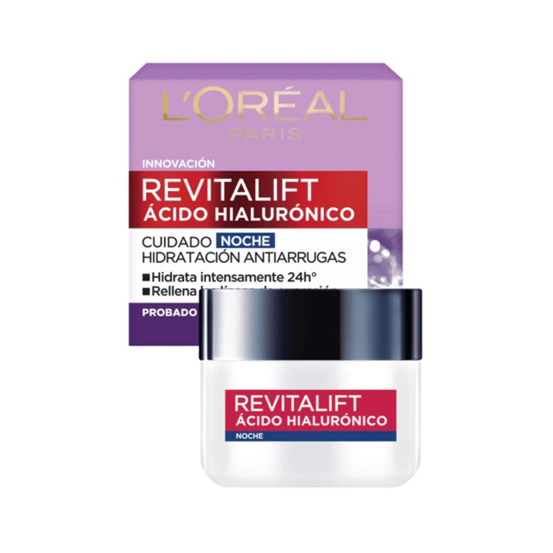 CREMA REVITALIFT LOREAL PARIS HIALURO NOCHE 50ML