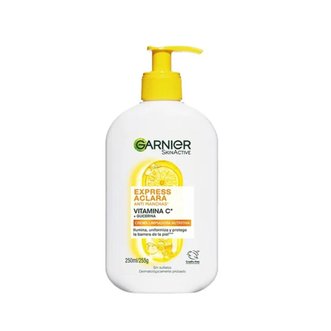 GARNIER EXPRESS ACLARA CREMA LIMPIADORA 250ML