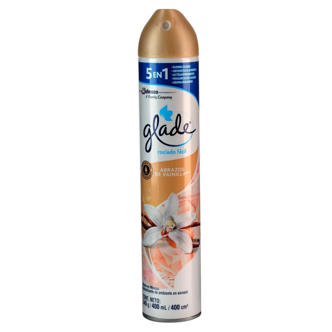 AMBIENTADOR EN AEROSOL AROMA A ABRAZOS DE VAINILLA DE 400ML
