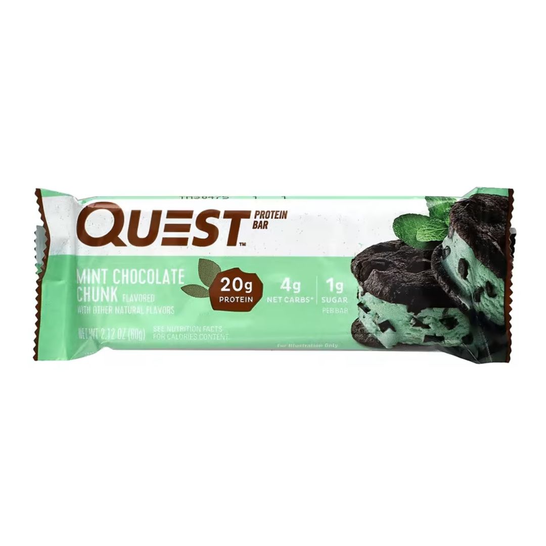 BARRA DE PROTEINA MINT CHOCOLATE CHUNK QUEST