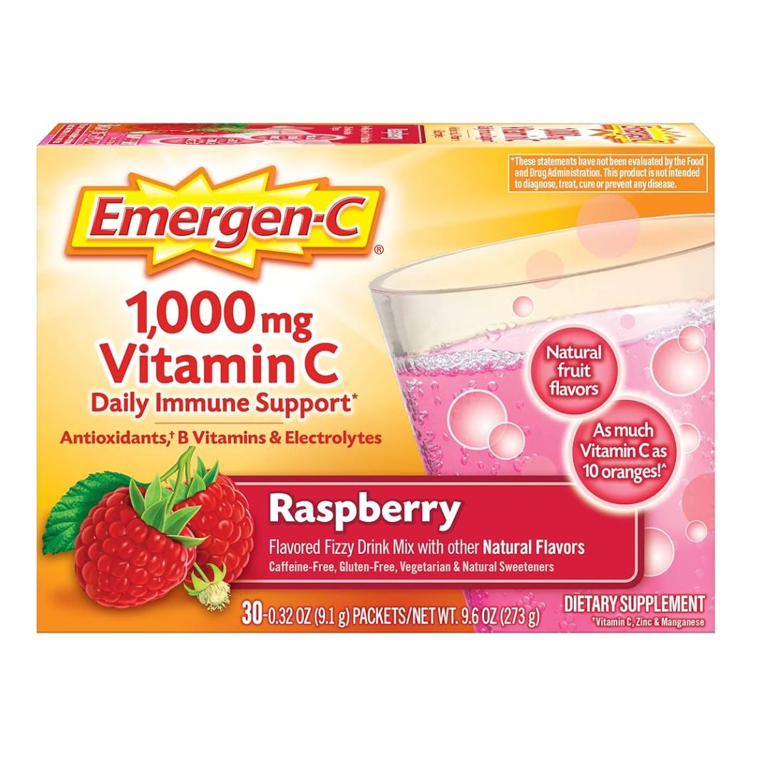 SUPLEMENTO EMERGEN-C RASPBERRY