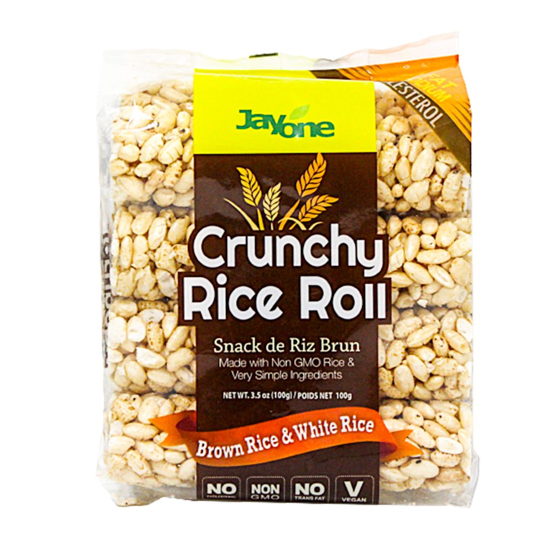 CRUNCHY RICE ROLL BROWN AND WHITE RICE 100 G