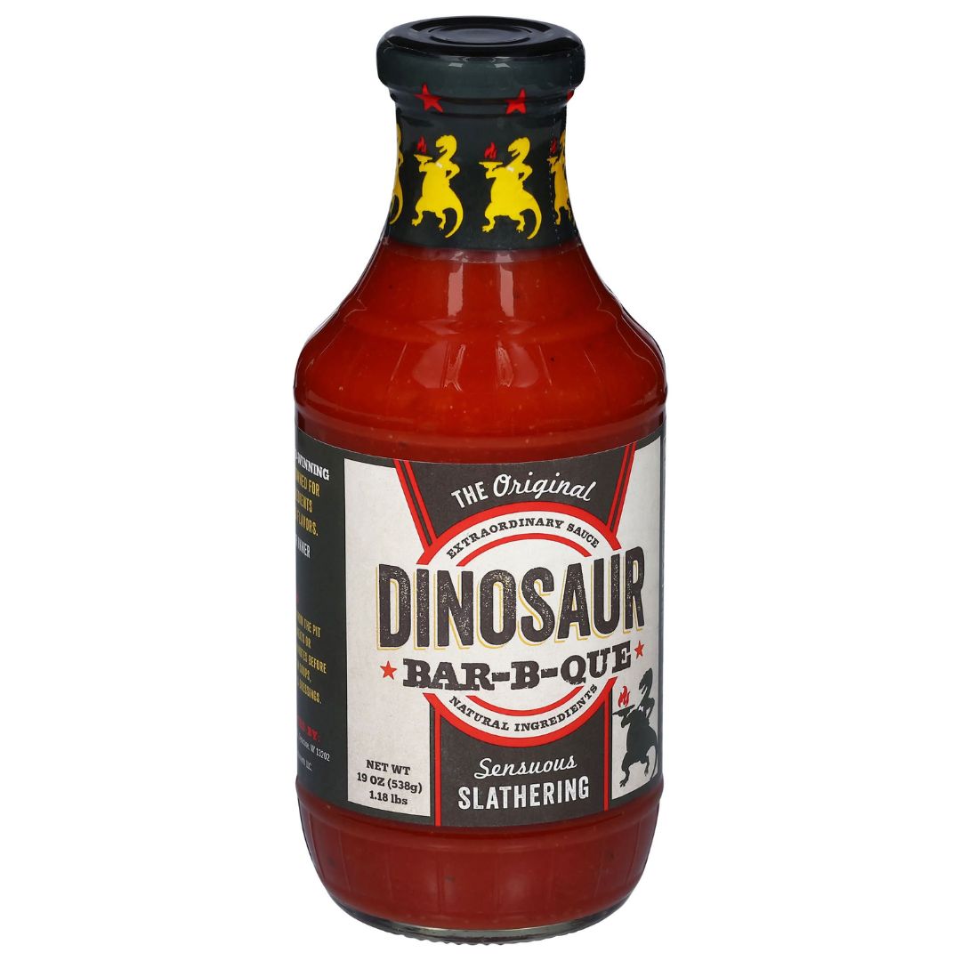 SALSA BBQ SENSUOUS SLATHERING DINOSAUR BAR B QUE 19 OZ