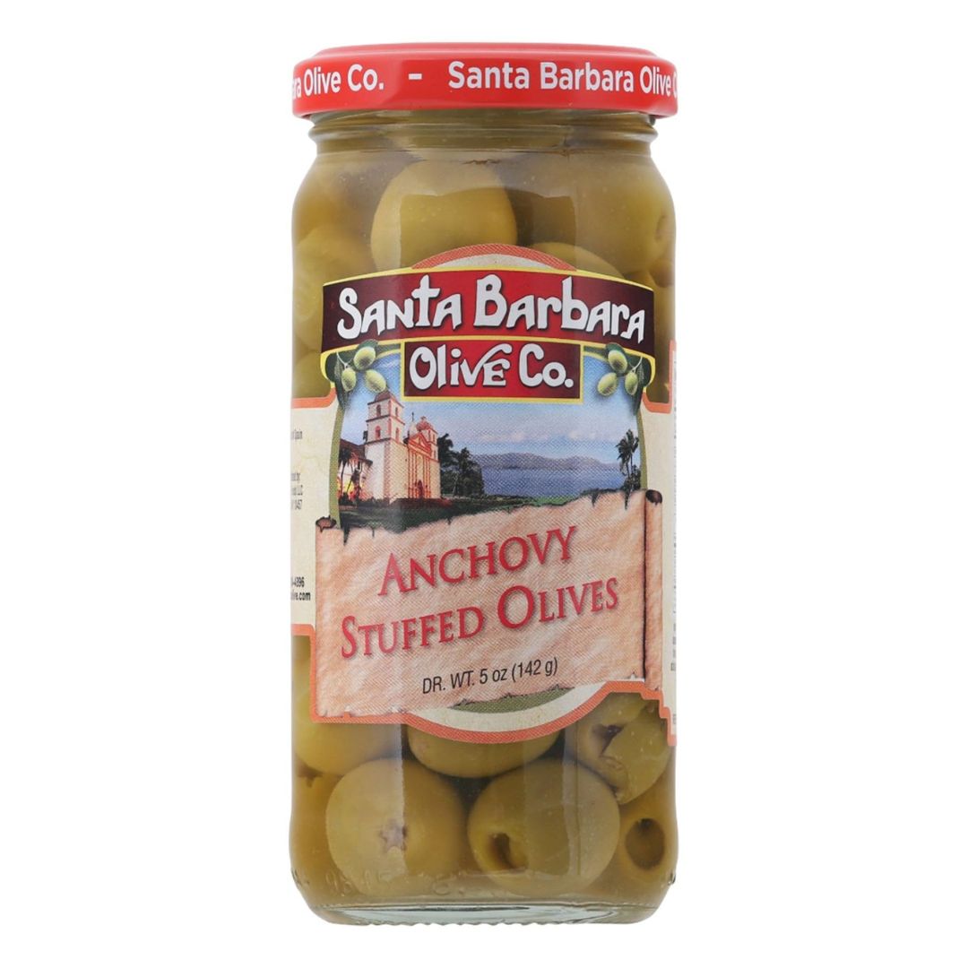 ACEITUNAS CON ANCHOA SANTA BARBARA 5 OZ