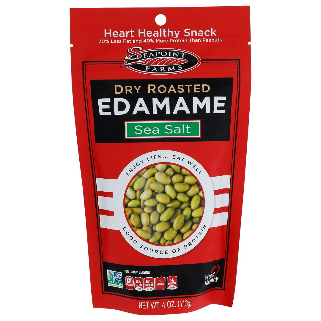 SEAPOINT FARMS DRY ROASTED EDAMAME LIGHTLY SALTED