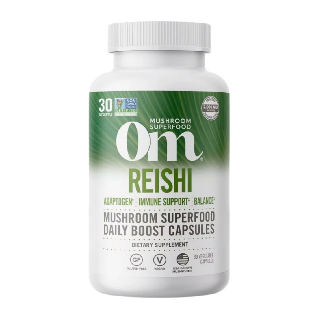 CÁPSULAS REISHI SUPERFOOD OM MUSHROOM 12 OZ