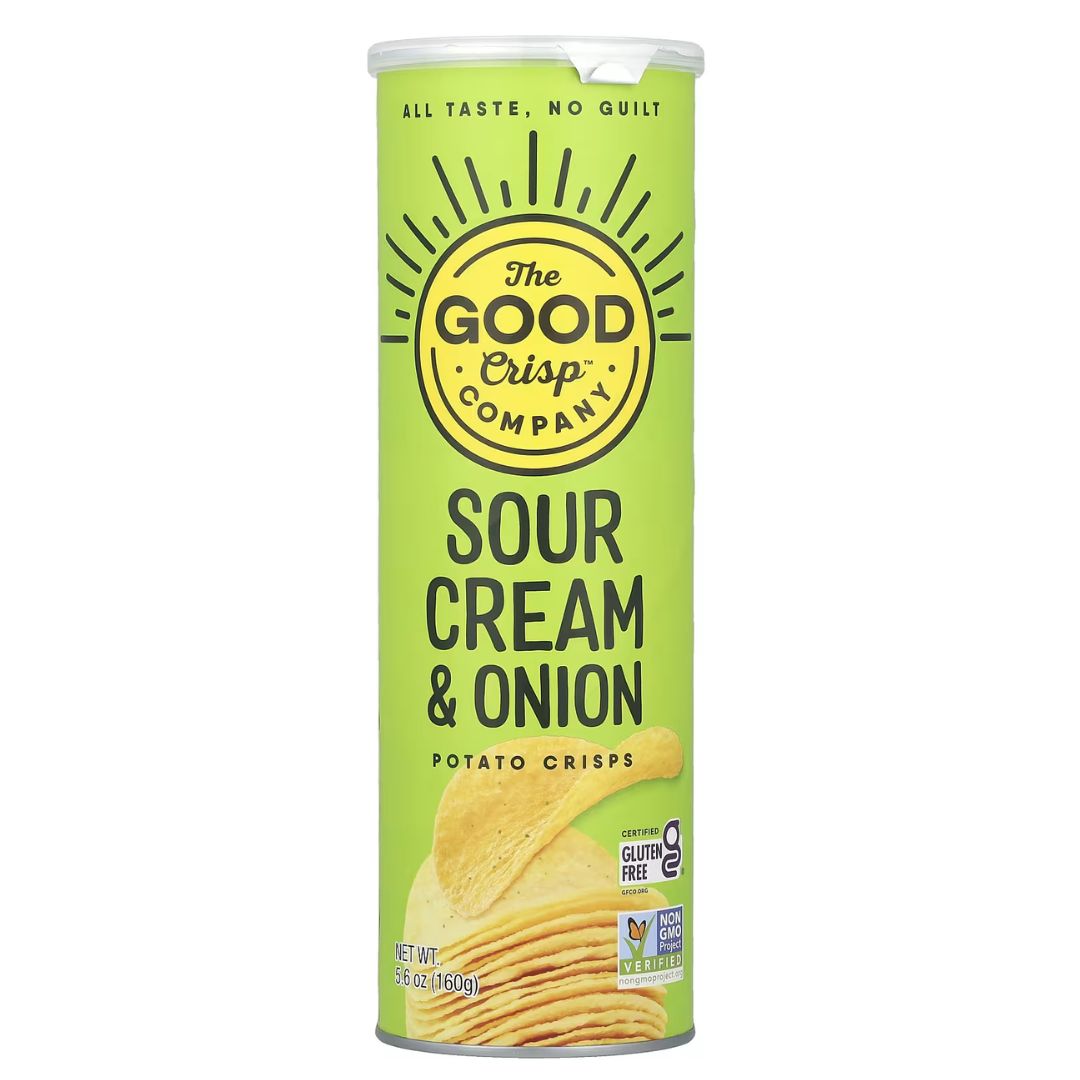 PAPAS TIPO PRINGLES SOUR CREAM ONION THE GOOD CRISP COMPANY 5.6 OZ