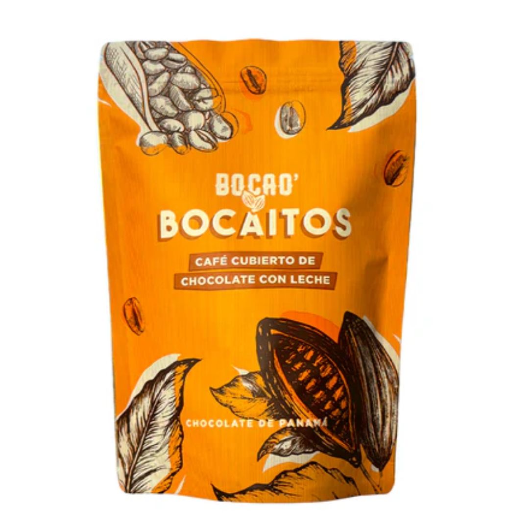 BOCAITOS DE CAFE CUBIERTOS DE CHOCOLATE CON LECHE BOCAO 60G