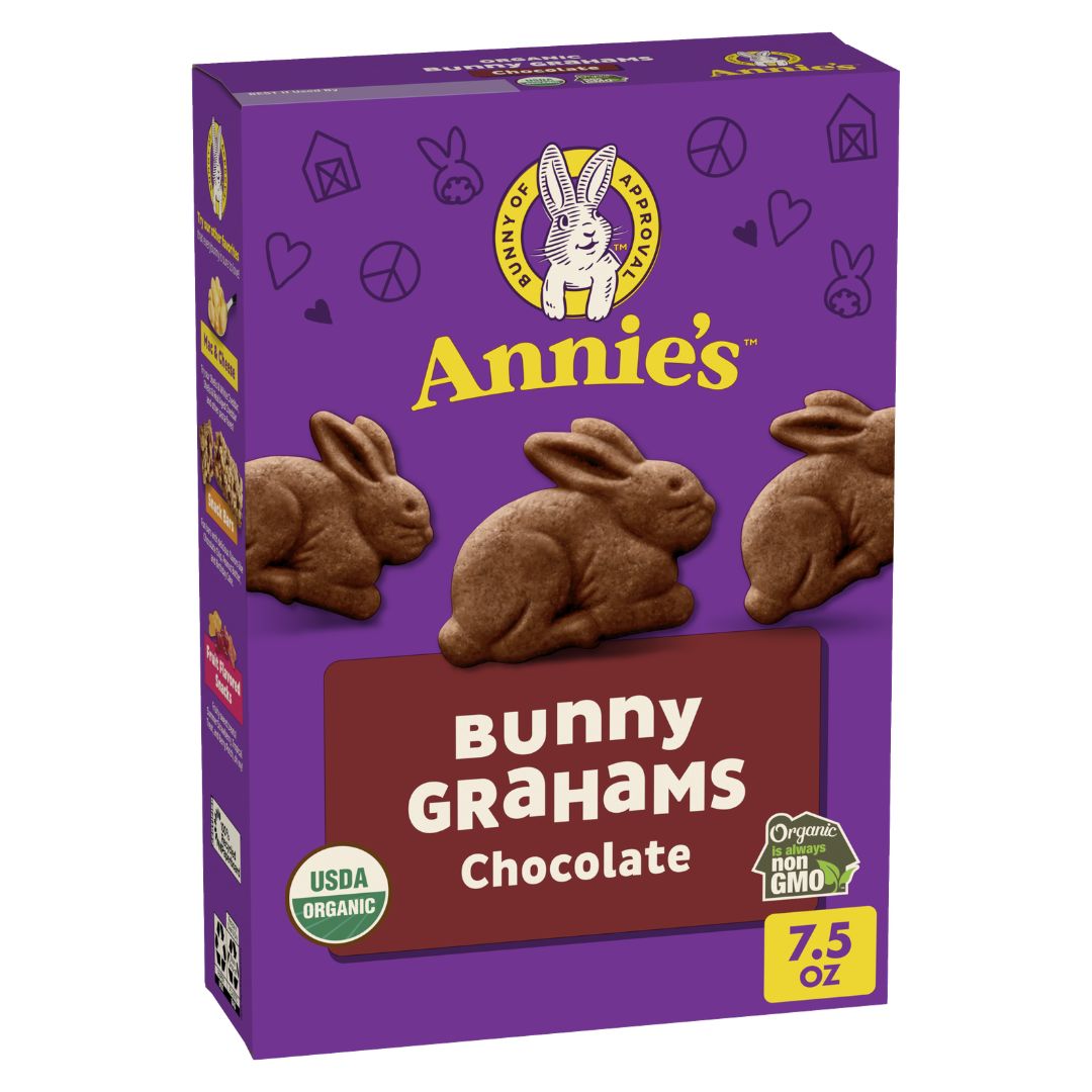 GALLETAS GRAHAM CONEJITOS CHOCOLATE ANNIE'S HOMEGROWN 7.5 OZ
