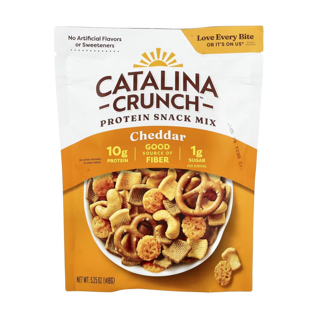 SNACK MIXTO DE PROTEINA CON CHEDDAR CATALINA CRUNCH 148 G