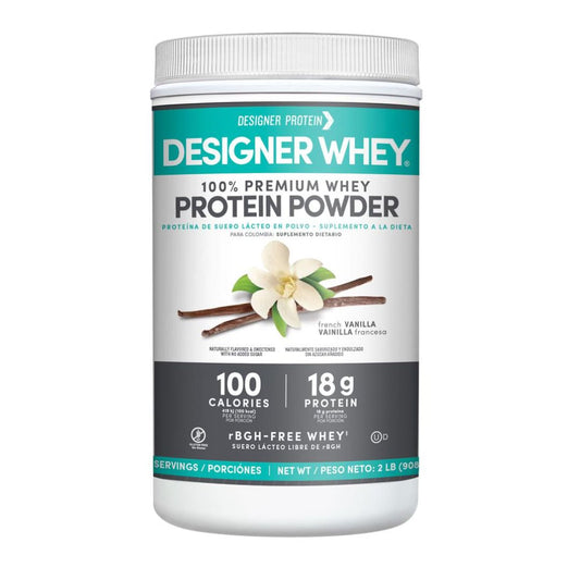 PROTEINA EN POLVO VAINILLA FRANCESA 908 GRS DESIGNER WHEY