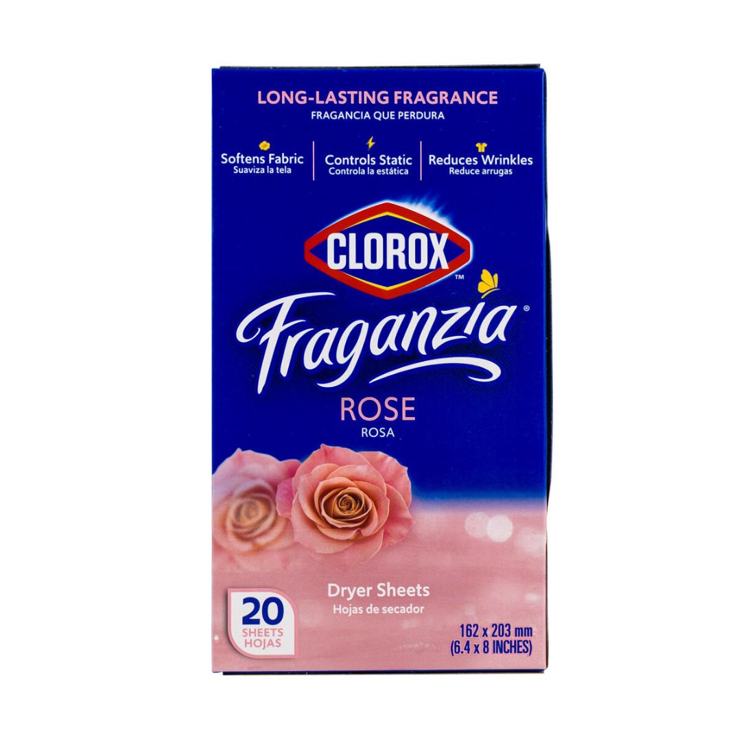 20 TOALLAS SECADORA CLOROX ROSE