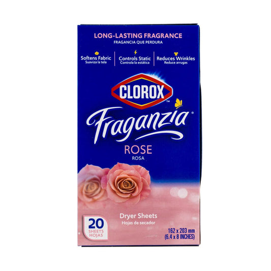 20 TOALLAS SECADORA CLOROX ROSE
