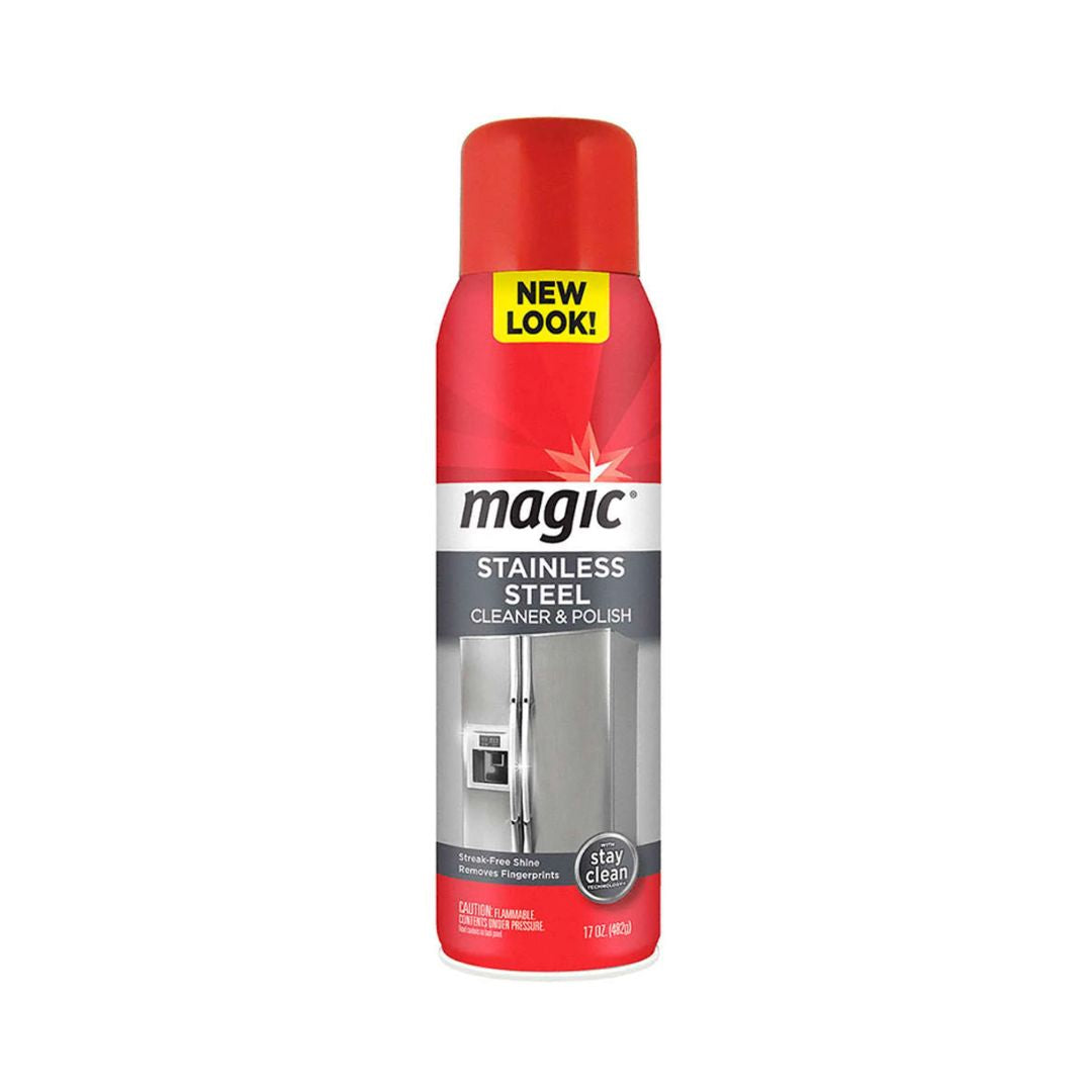 LIMPIADOR MAGIC EN AEROSOL PARA ACERO INOXIDABLE DE 17OZ