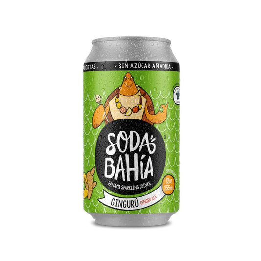 AGUA CON GAS SODA BAHIA GINGURU LATA 12 OZ