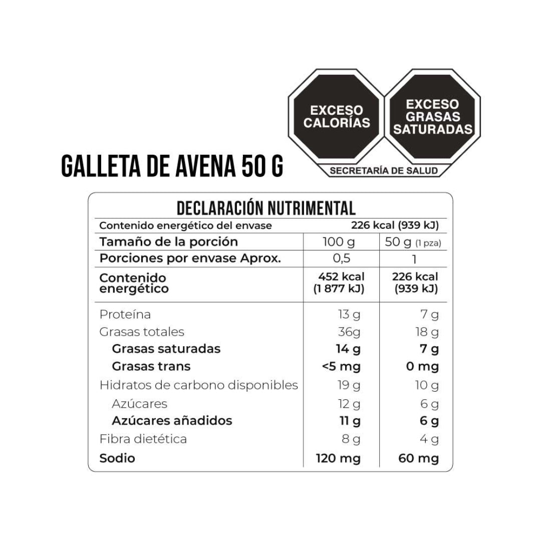 GALLETA DE AVENA Y ARÁNDANOS HEALTHY BRAND 50 GR