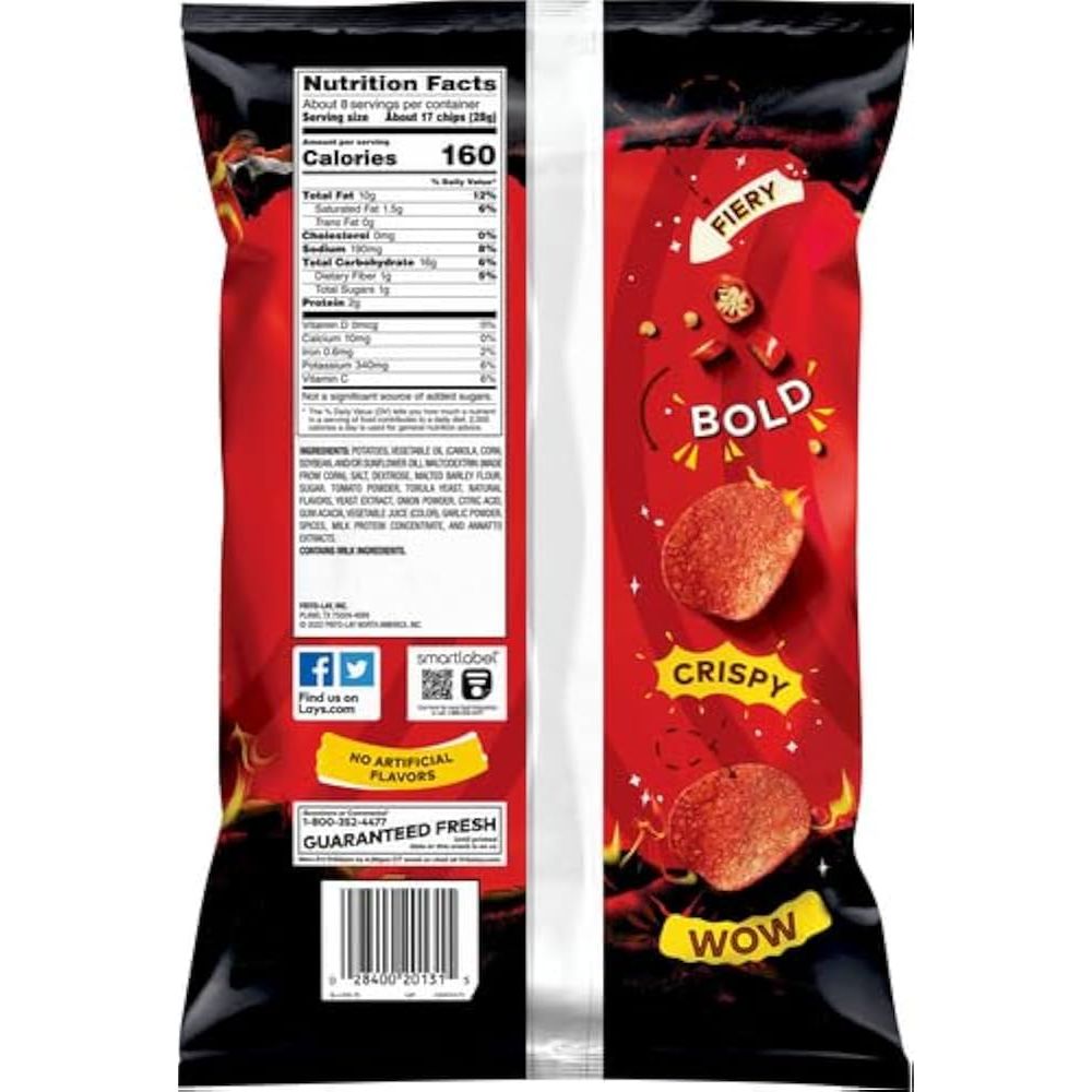 LAYS FLAMIN HOT 1OZ