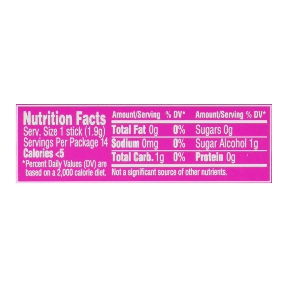 CHICLES TRIDENT BUBBLEGUM 12 UND