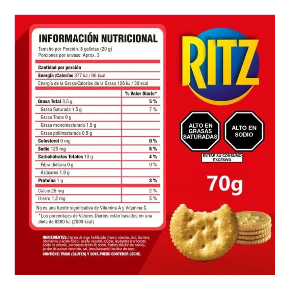 RITZ TACO 70GR
