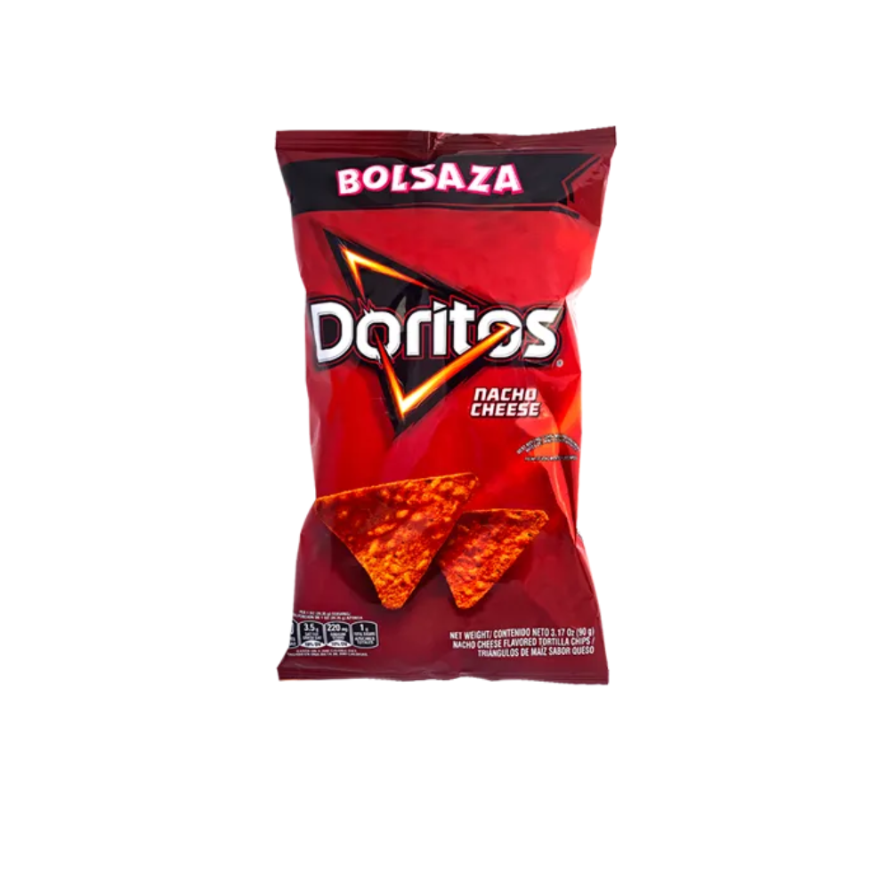 DORITOS NACHO CHEESE BOLSAZA 90 GR