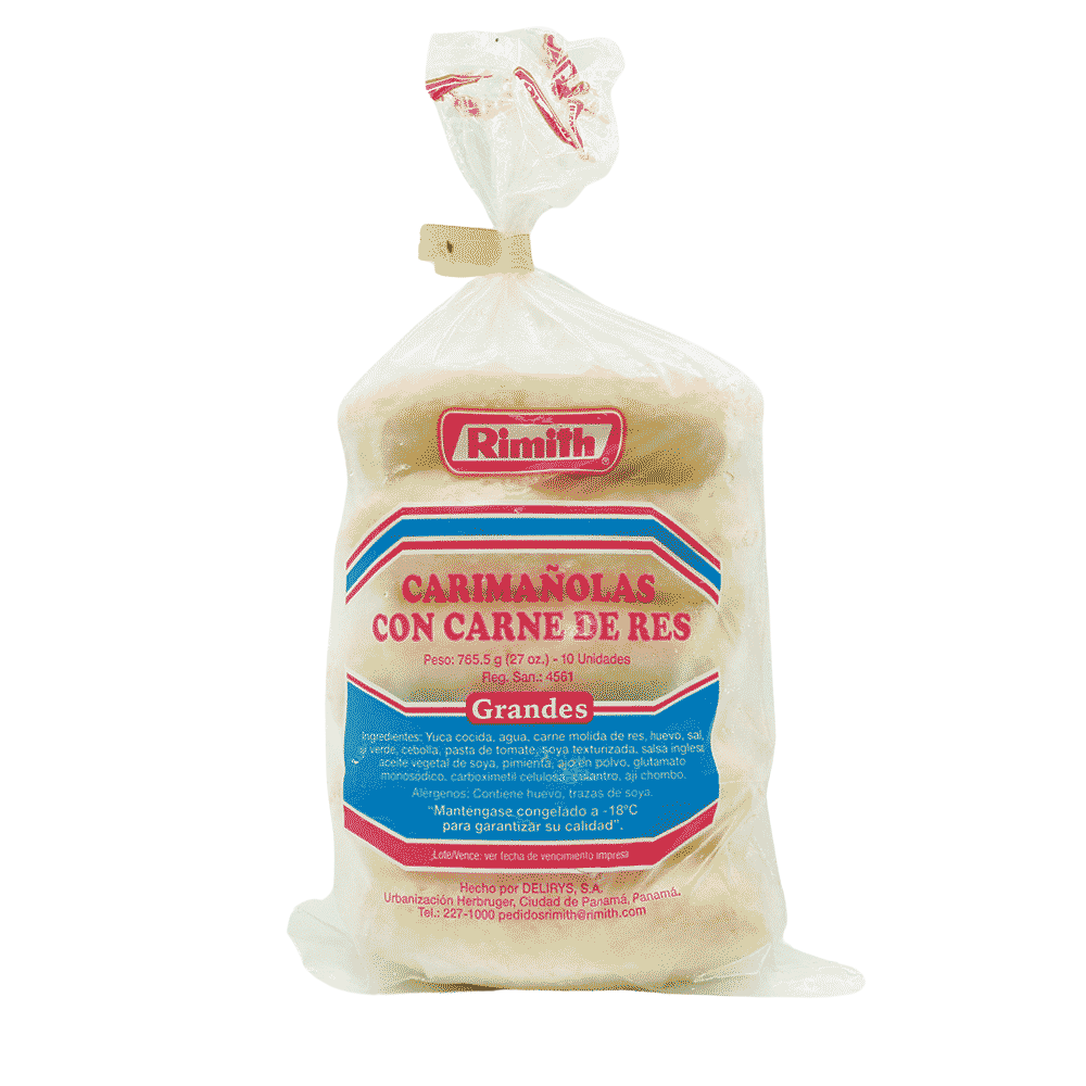 CARIMAÑOLAS DE CARNE RIMITH GRANDE 10 UND