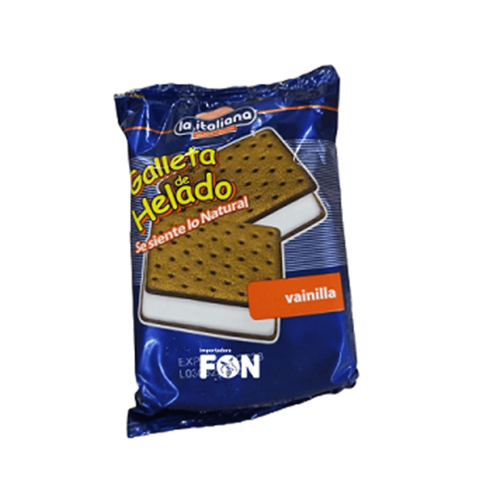 GALLETAS DE HELADO VAINILLA LA ITALIANA 5 UND