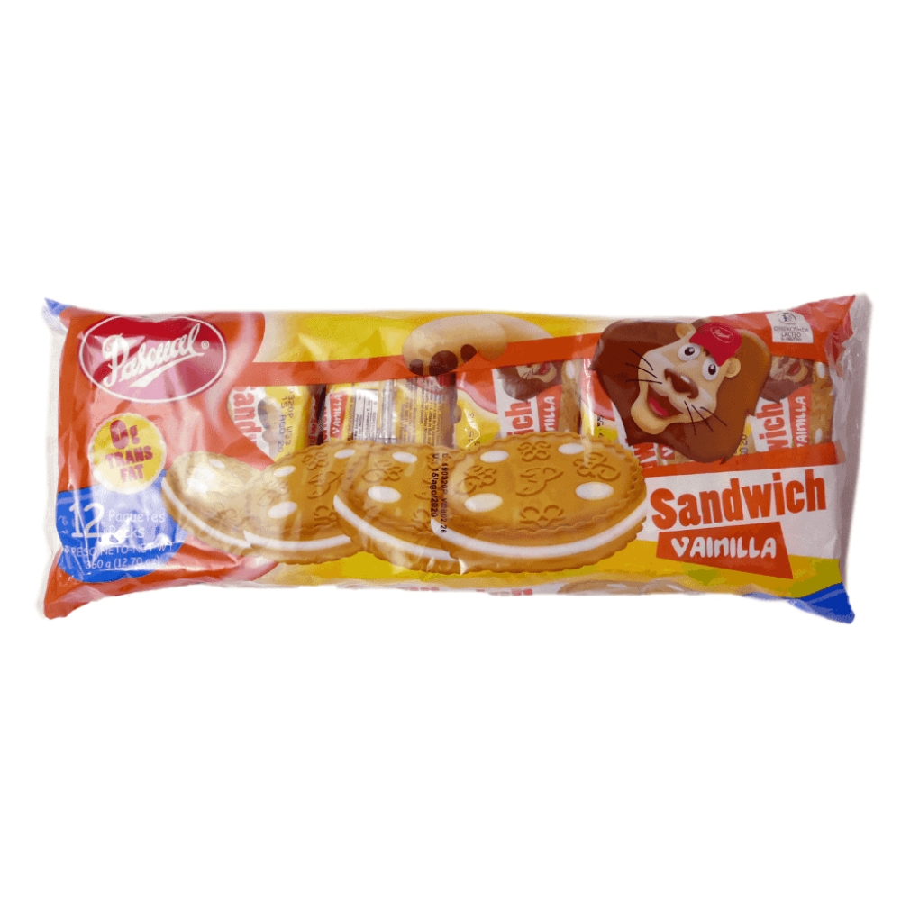 GALLETA PASCUAL SANDWICH VAINILLA 360 G