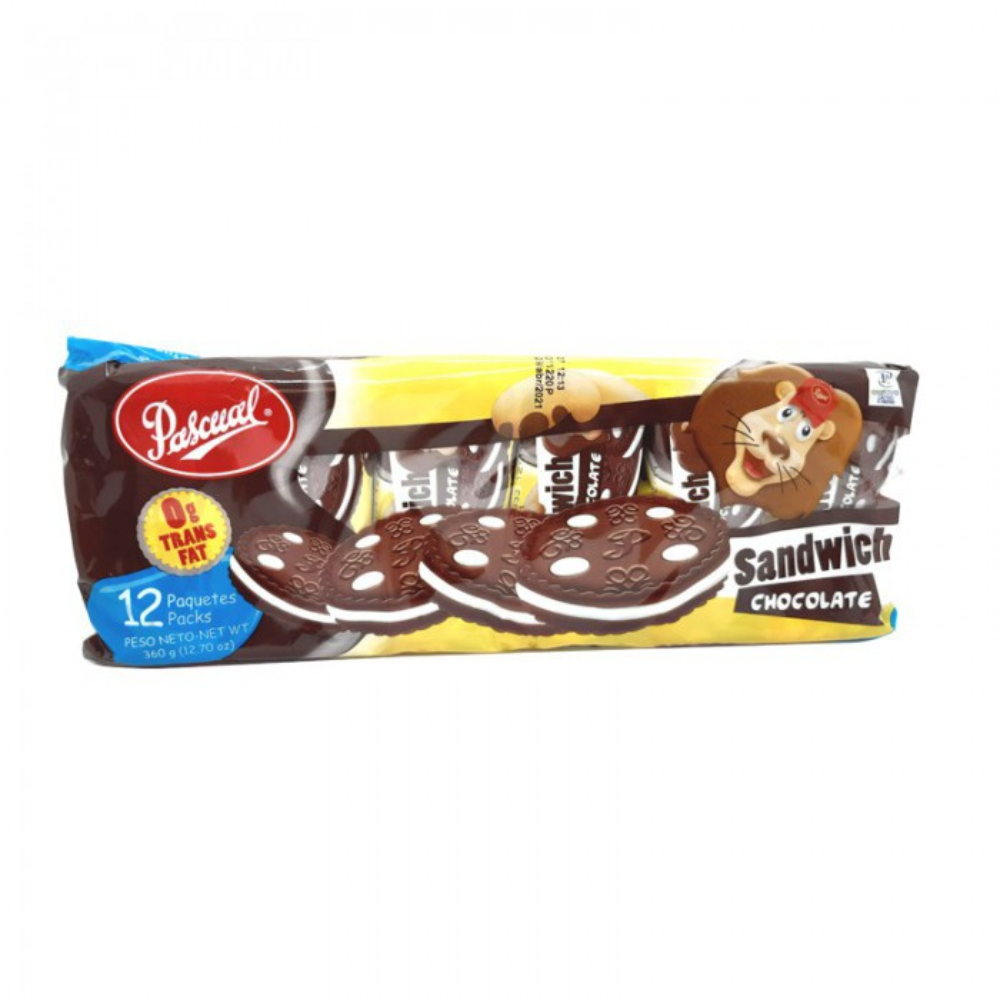 GALLETA PASCUAL SANDWICH CHOCOLATE 360 G