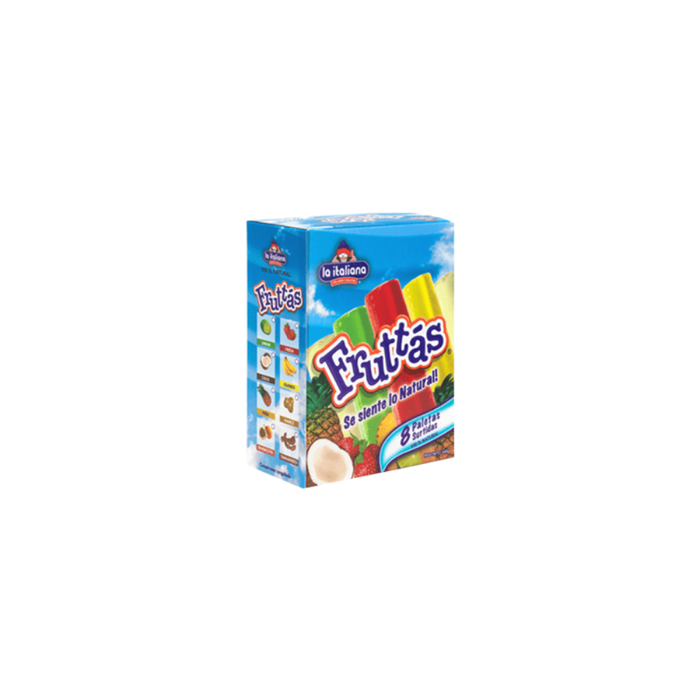PALETA DE FRUTAS SURTIDAS LA ITALIANA 8 UND