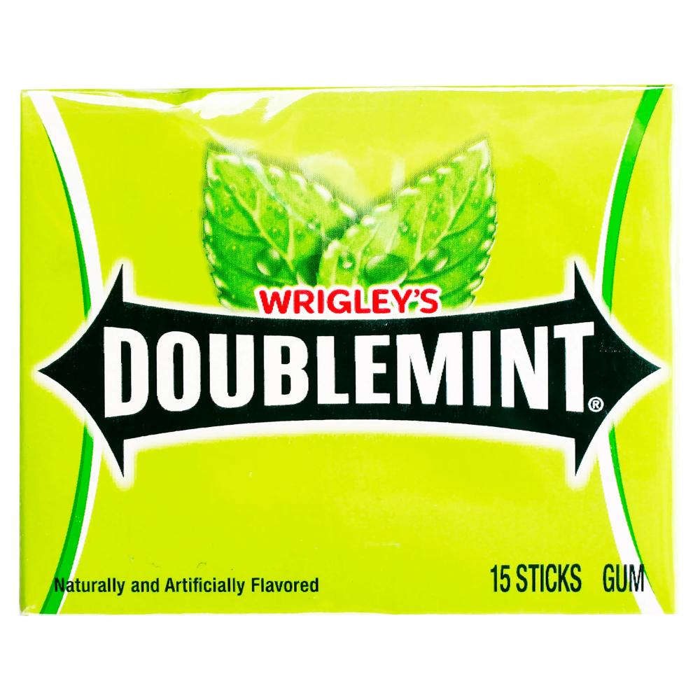 CHICLE WRIGLEYS DOUBLEMINT 15 STICKS
