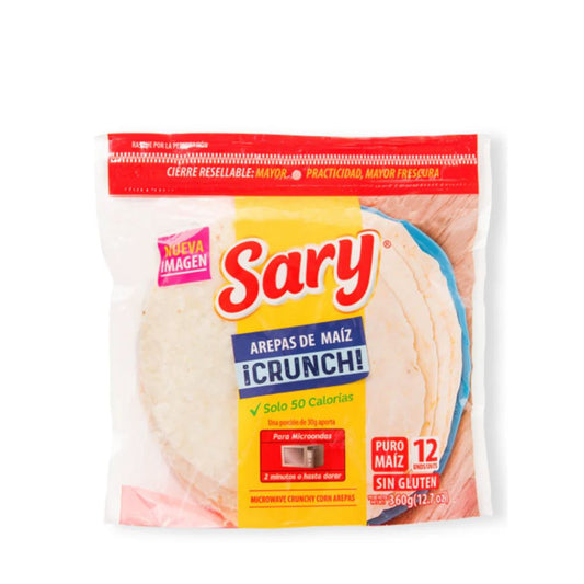 SARY AREPA DE MAIZ CRUNCH 360 GRS