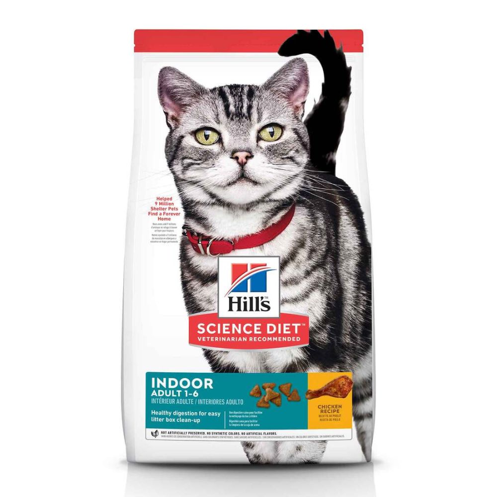 HILL'S SCIENCE DIET ALIMENTO SECO PARA GATOS DE INTERIOR ADULTOS 3.5 LB