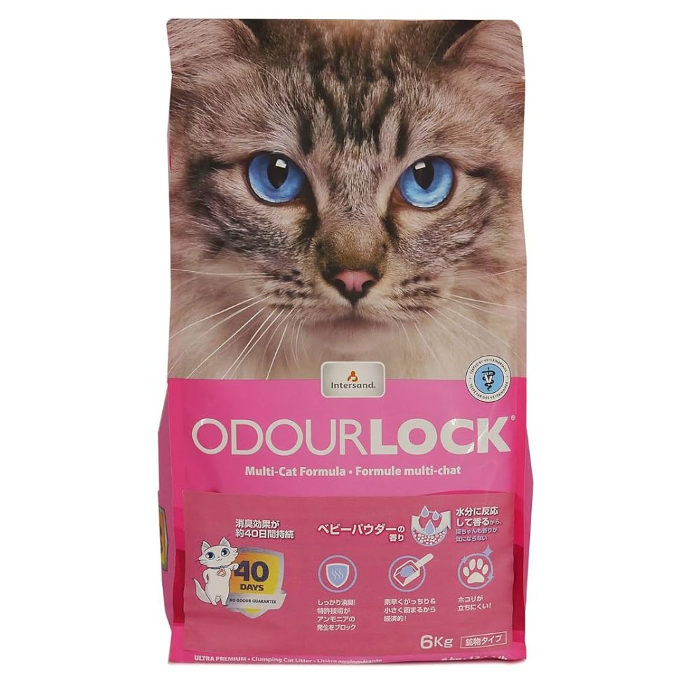 ARENA PARA MASCOTAS INTERSAND BABY ODOURLOCK 6 KG