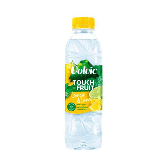 AGUA CON SABOR A LIMON VOLVIC 500 ML
