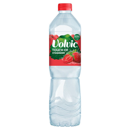 AGUA CON SABOR A FRESA VOLVIC 1.5 LT