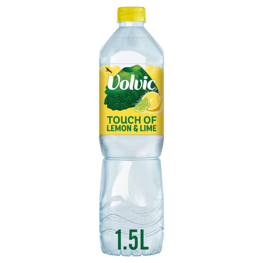 AGUA CON SABOR A LIMON VOLVIC  1.5  LTS