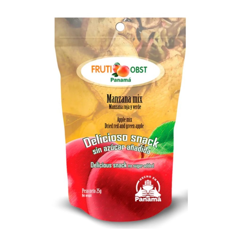 MANZANA MIX DESHIDRATADA FRUTI OBST 25 GR