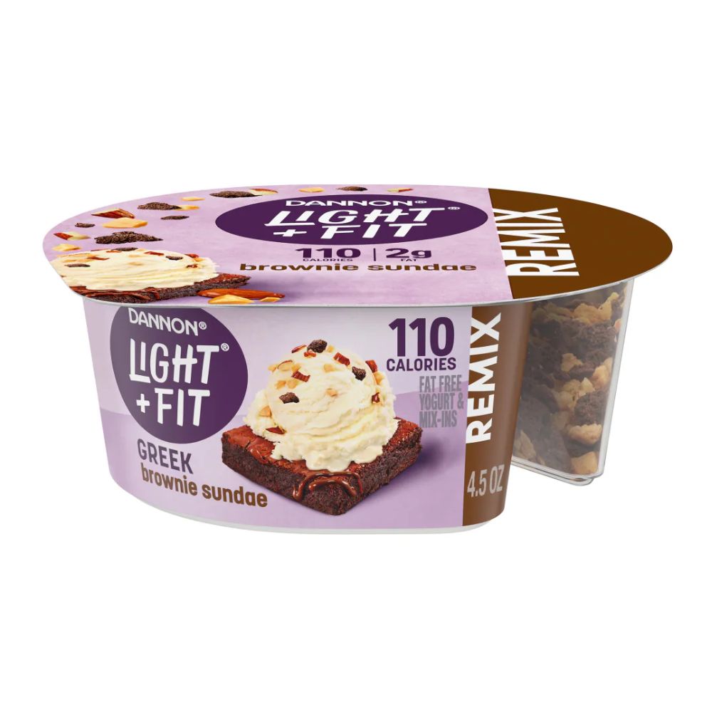 YOGURT LIGHT & FIT REMIX BROWNIE SUNDAE 4.5OZ